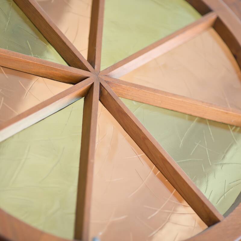 Fotodetail Meisterstück Robert Vosseler, Buntglasfenster. Fotoreportage für Fensterbau Glaserei Vosseler