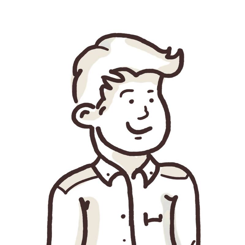 Illustration „Person“ aus dem Erklärfilm AED für Wolfgang Dieter Medizinische Handelsvertretung