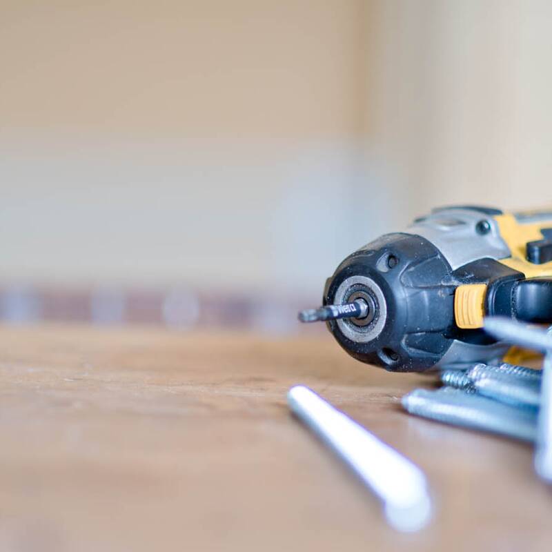 Fotodetail Akkuschrauber. Fotoreportage für Fensterbau Glaserei Vosseler
