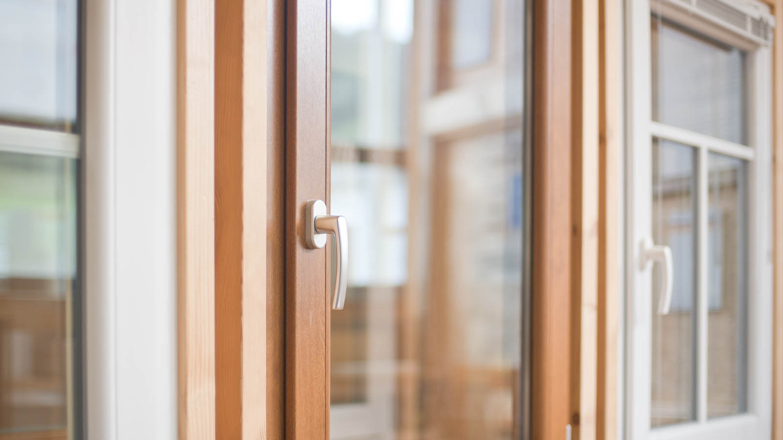 Fotodetail der Musterausstellung. Fotoreportage für Fensterbau Glaserei Vosseler